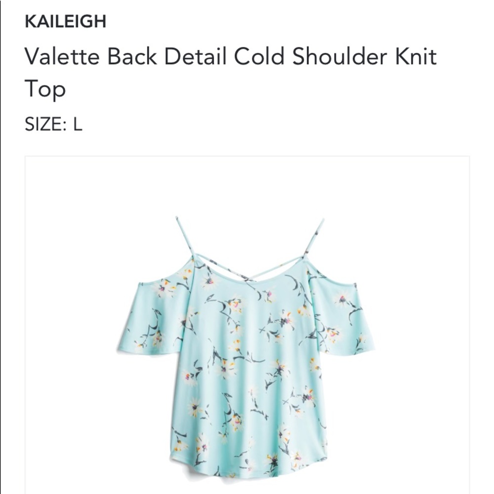 Vallette cold shoulder blouse